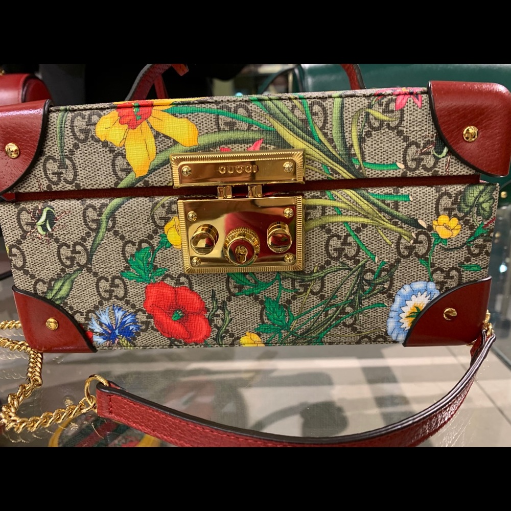 Brand new never used Gucci purse/jewelry box